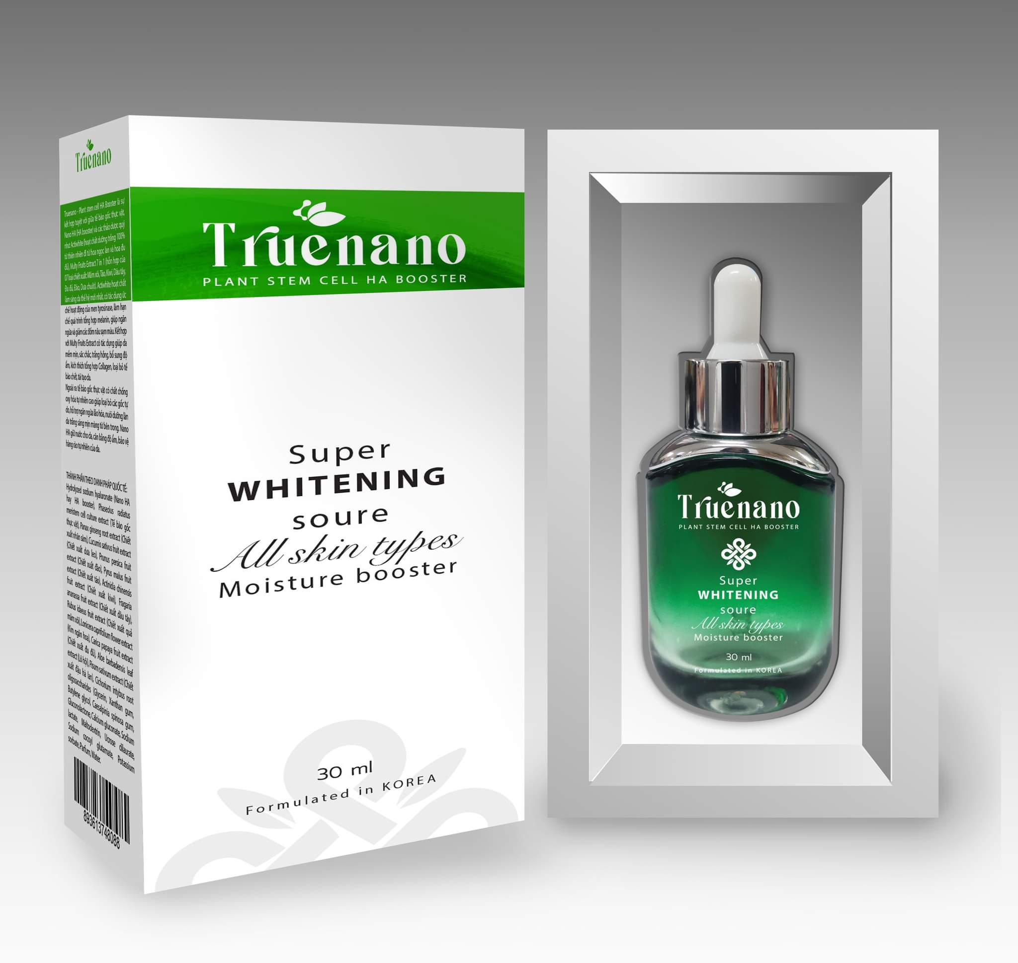 TRUENANO - Serum Trắng và Căng Bóng Da